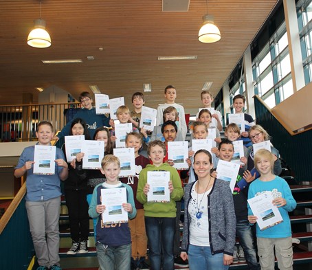 Talentvolle leerlingen uit groep 8 ontvingen een certificaat van het Develsteincollege